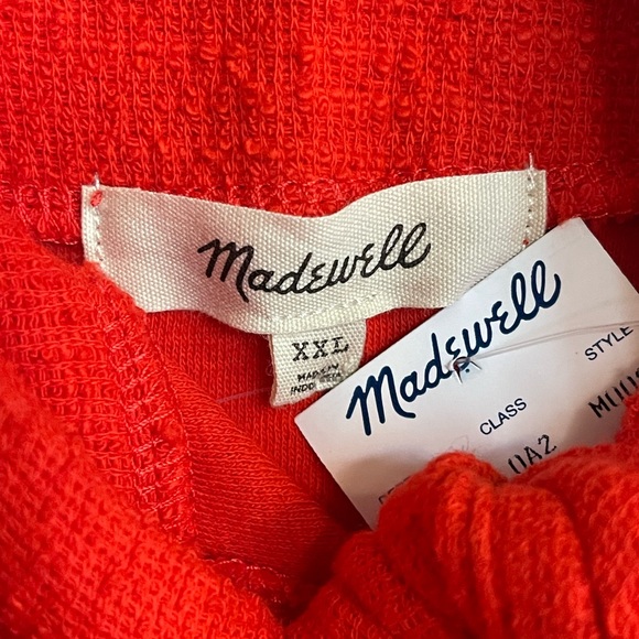 Madewell Tie Front Tank Top in Red - Picture 5 of 7